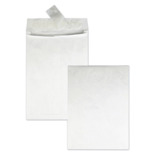 Pens | Survivor QUAR4500 10 in. x 13 in. No. 13-1/2 Lightweight 14 lbs. Tyvek Open End Expansion Mailers - White (100/Carton) image number 0
