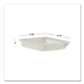 Boxes & Bins | HON HFMBIN3 Flagship 12.75 in. x 16 in. x 3 in. 1 Section Storage Bins - Translucent White image number 2