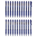 Pens | Zebra 12225 1 mm Retractable Medium Z-Grip Ballpoint Pen - Blue Ink, Translucent Blue/Blue Barrel (24/Pack) image number 1
