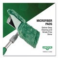 Cleaning Cloths | Unger PHW20 6 x 8 Microfiber Washing Pad - Green image number 5