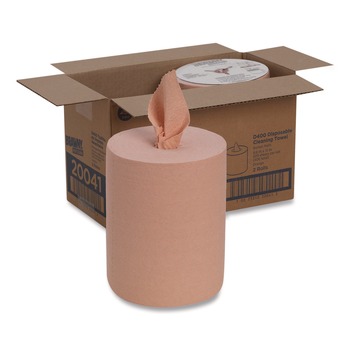 PRODUCTS | Georgia-Pacific 20041 10 in. x 13 in. 1-Ply Medium-Duty Wiper Refill - Unscented, Orange (2 Rolls/Carton)