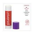 Adhesives & Glues | Universal UNV74752 1.3 oz. Dry-Clear Glue Sticks - Purple (12/Pack) image number 5