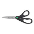 Arts & Crafts Supplies | Westcott 15179 8 in. Long x 3.25 in. Cut Length KleenEarth Scissors - Straight Black Handle (2/Pack) image number 2