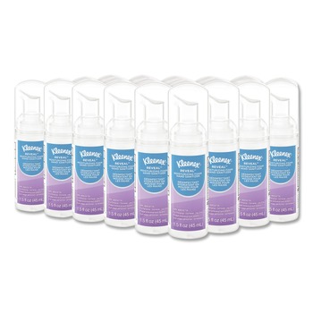 SKIN CARE AND HYGIENE | Kleenex 34604 1.5 oz. Pump Bottle Ultra Moisturizing Foam Hand Sanitizer - Unscented (24/Carton)