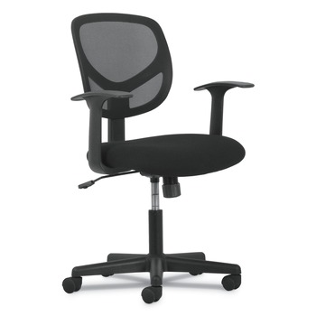OFFICE FURNITURE AND LIGHTING | Basyx HVST102 1-Oh-Two 250 lbs. Capacity Mid-Back Task Chair - Black