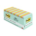 Sticky Notes & Post it | 3M R330-18APCP 3 in. x 3 in. Beachside Cafe Collection Colors (18/Pack) image number 0