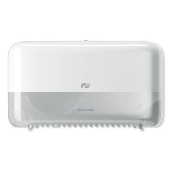  | Tork 473200 14.17 x 5.08 x 8.23 Elevation Coreless High Capacity Bath Tissue Dispenser - White