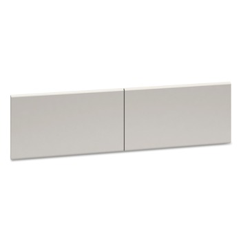 HON H386015.L.Q 30 in. x 15 in. 38000 Series Hutch Flipper Doors for 60 in. Open Shelf - Light Gray (2/Carton)