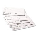 Flash Cards | Rolodex 67553 2.25 in. x 4 in. Petite Refill Cards - White (100/Pack) image number 3