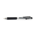 Pens | Pentel K437-A 0.7 mm WOW Medium Retractable Gel Pen - Black Ink/Clear/Black Barrel (1-Dozen) image number 1