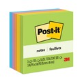 Just Launched | Post-it Notes 654-5UC 3 in. x 3 in. Original Pads - Floral Fantasy Collection (100-Sheets/Pad, 5-Pads/Pack) image number 0