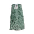  | Boardwalk BWK502GNNB Premium Standard Cotton/Rayon Fiber Mop Head - Medium, Green (12/Carton) image number 2