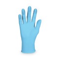 Disposable Gloves | Ansell 54189 4 mil Thick 9.5 in. Long Powder-Free G10 Comfort Plus Blue Nitrile Gloves - Extra Large, Light Blue (100/Box) image number 1
