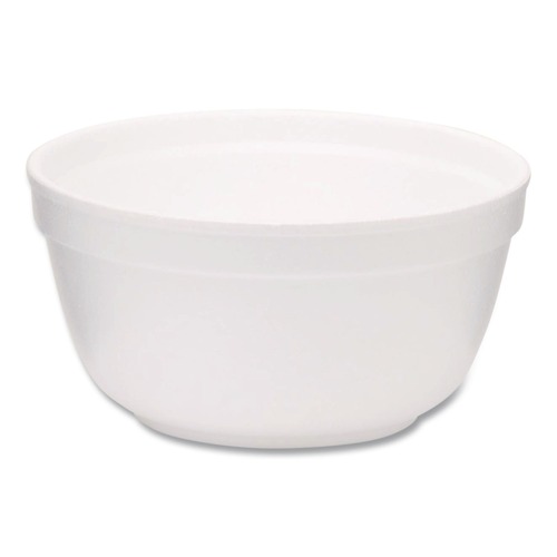 Bowls and Plates | WinCup 221992 12 oz Squat Style Foam Bowls - White (1000/Carton) image number 0