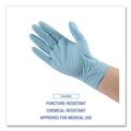 Disposable Gloves | Boardwalk 382XXLBXA 9.5 in. Long 5 mil. Thick Powder-Free Disposable Examination Nitrile Gloves - XX-Large Blue (100/Box) image number 6