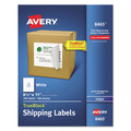 Labels | Avery 08465 8.5 in. x 11 in. Shipping Labels with TrueBlock Technology - White (100/Box) image number 0