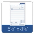 Retail Store Supplies | TOPS 3868 5.66 x 8.63 Three-Part Carbonless Job Work Order (50/Pack) image number 1