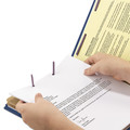 File Folders | Smead 26784 End Tab Pressboard Classification Folders with Six SafeSHIELD Fasteners - Letter, Dark Blue (10/Box) image number 4