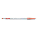 Pens | BIC GSMG11 RED Round Stic Grip Xtra Comfort Medium 1.2 mm. Stick Easy-Glide System Ballpoint Pen - Red Ink/Gray/Red Barrel (1-Dozen) image number 3