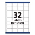 Labels | Avery 06570 1.25 x 1.75 Permanent ID Labels with Sure Feed Technology - White (480/Pack) image number 6