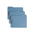 File Folders | Smead 12040 0.75 in. Expansion Top Tab Colored 2-Fastener Folders - Letter Size/Blue Exterior (50/Box) image number 0