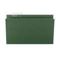 File Folders | Smead 64136 Legal Size 1/3-Cut Tabs TUFF Hanging Folders with Easy Slide Tab - Standard Green (20/Box) image number 1