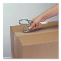 Arts & Crafts Supplies | Westcott 13227 E-Z Open 8 in. Long 3.25 in. Cut Length Box Opener Stainless Steel Shears - Offset Gray Handle image number 3