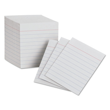 Oxford 10009EE 3 x 2.5 Ruled Mini Index Cards - White (200/Pack)