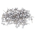 Just Launched | GEM CPAL5 0.63 in. Aluminum Head Push Pins - Silver (100/Box) image number 0