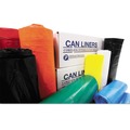Trash Bags | Inteplast Group S334011K 33 Gallon 11 mic 33 in. x 40 in. High-Density Commercial Can Liners - Black (500/Carton) image number 2