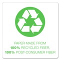 File Folders | Oxford 78542 Earthwise by Oxford 11 in. x 8.5 in. 100-Sheet Capacity 100 Percent Recycled Paper Twin-Pocket Portfolio - Natural (25/Box) image number 1