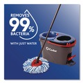 Mops | O-Cedar 172092PK Rinse Clean Microfiber Refill Custom Size for Rinse Clean Mop System - Blue/White (2/Pack) image number 2