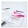 Highlighters | Avery 24010 HI-LITER Desk-Style Chisel Tip Highlighters - Fluorescent Pink Ink/Black Barrel (1-Dozen) image number 8