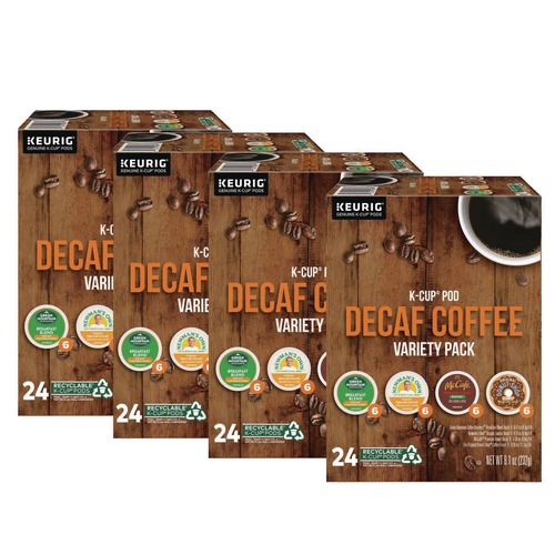 Coffee | Green Mountain Coffee 5000374162 Decaf Variety Coffee K-Cups - Assorted Flavors (96/Carton) image number 0