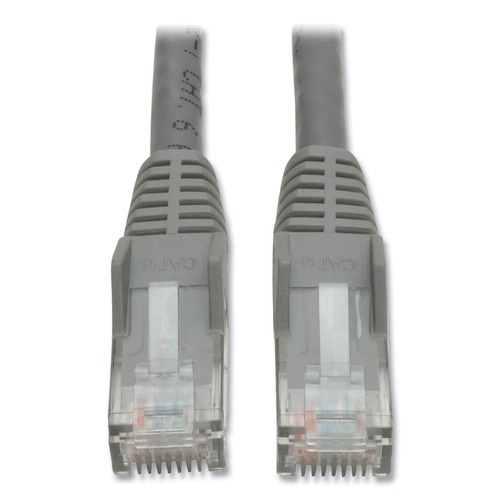 Electronic Adapters & Chargers | Tripp Lite N201-050-GY 50 ft. CAT6 Gigabit Snagless Molded Patch Cable - Gray image number 0