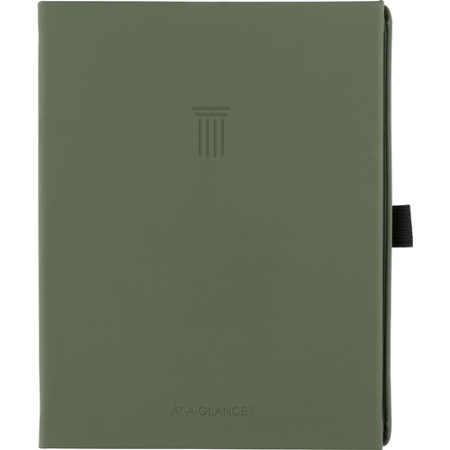 Notebooks & Pads | AT-A-GLANCE FD20060 Foundation 8.5 in. x 6.75 in. Undated 12-Month Planner - Green Cover image number 0