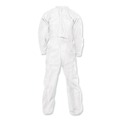 Safety & First Aid | Ansell 49105 A20 Breathable Particle Protection Coveralls with Zip Closure - Double Extra Large, White (24/Carton) image number 2