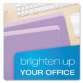 File Folders | Pendaflex 152 LAV Colored Straight Tab File Folders - Letter Size, Lavender (100/Box) image number 5