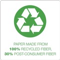 Just Launched | TOPS 74840 Second Nature 5 in. x 8 in. Recycled Ruled Pads - Narrow, Canary (1-Dozen) image number 6