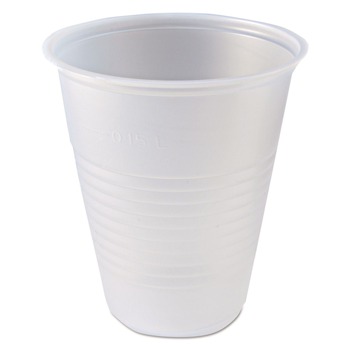 Fabri-Kal 000000000009508022 7 oz. RK Ribbed Cold Drink Cups - Clear (2500/Carton)