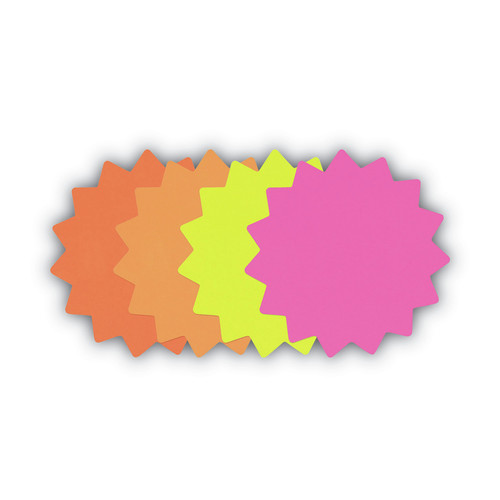 Floor Signs & Safety Signs | Cosco 090249 4 in. Round Die Cut Paper Signs - Assorted Colors image number 0