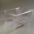 Food Trays, Containers, and Lids | Carlisle 1062307 StorPlus 18 in. x 26 in. x 12 in. 16.6-Gallon Polycarbonate Food Storage Container - Clear image number 3