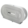 Just Launched | Bobrick B-2892 20.81 in. x 5.31 in. x 11.38 in. Jumbo Toilet Tissue 2 Roll Dispenser - Satin-Finish Stainless Steel image number 1