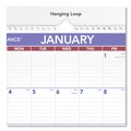 Bulletin Boards | AT-A-GLANCE PM2-28 12 in. x 17 in. Monthly Wall Calendar 2025 - White Sheets image number 2