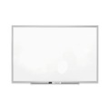 Clearance Center | Quartet 2547 Classic Series 72 x 48 Porcelain Magnetic Dry Erase Board - White Surface/Silver Aluminum Frame image number 0