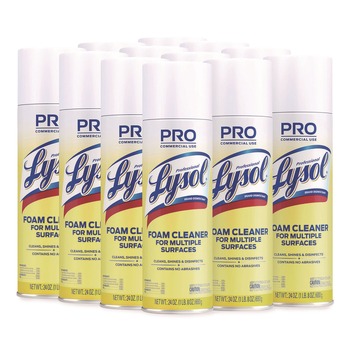  | Professional LYSOL Brand 36241-02775 24 oz. Aerosol Spray Disinfectant Foam Cleaner (12/Carton)