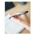 Pens | Zebra 22148 Z-Grip Medium 1 millimeter Retractable Ballpoint Pen - Black Ink/Clear/Black Barrel (48/Pack) image number 3
