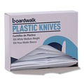Cutlery | Boardwalk BWK KNIFEMWPS Mediumweight Polystyrene Knife - White (100/Box) image number 2
