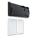 Boxes & Bins | MasterVision SM010101 9 in. x 4 in. Magnetic SmartBox Organizer - Black image number 0