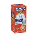 Trash Bags | Hefty E88338 Ultra Strong 23.75 in. x 24.88 in. 13 gallon Drawstring Extra Heavy-Duty Tall Kitchen Trash Bags - White (40/Box) image number 1